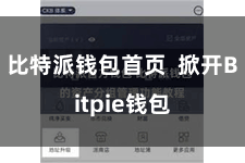 比特派钱包首页  掀开Bitpie钱包
